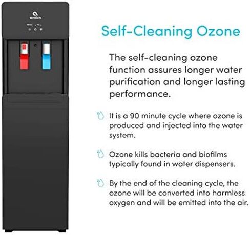 موزع مياه مبرد مياه بدون زجاجات للتنظيف الذاتي على سطح الطاولة من أفالون in Kuwait