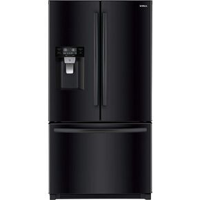 WRFS26DBCE French Door Bottom Mount Refrigerator, 26 Cu Ft, Black