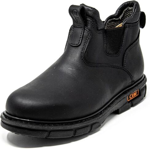 CEBU Men's Botin Grip Soft Toe Non Slip 6" Slip On Work Boots in Kuwait