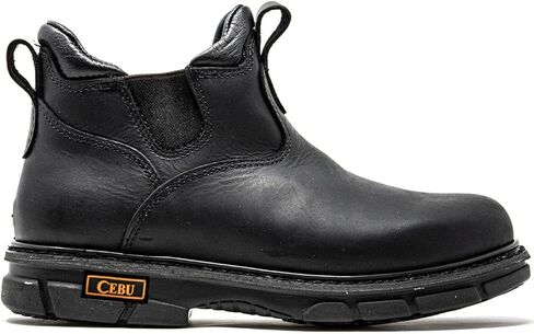 CEBU Men's Botin Grip Soft Toe Non Slip 6" Slip On Work Boots in Kuwait