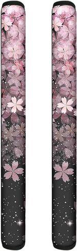 Horeset Set of 2 Pink Refrigerator Door Handle Covers Kitchen Appliance Gloves Fridge Dishwasher Door Cloth Protector,Keep Off Smudge & Fingerprint Drip in Saudi Arabia