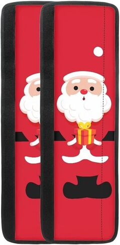 Kuiaobaty Santa Claus Print Refrigertor Handle Cover Kitchen Appliance Handle Covers, and Washable,Christmas Decoration,Pack of 2 in Saudi Arabia