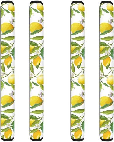 Kuiaobaty Santa Claus Print Refrigertor Handle Cover Kitchen Appliance Handle Covers, and Washable,Christmas Decoration,Pack of 2 in Saudi Arabia