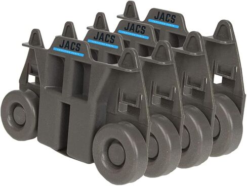عجلات غسالة الأطباق المُحدثة W10195416v من JACS - (4 عبوات) - عجلات رف غسالة الأطباق المتوافقة مع Kitchenaid Whirlpool Maytag Kenmore in Saudi Arabia