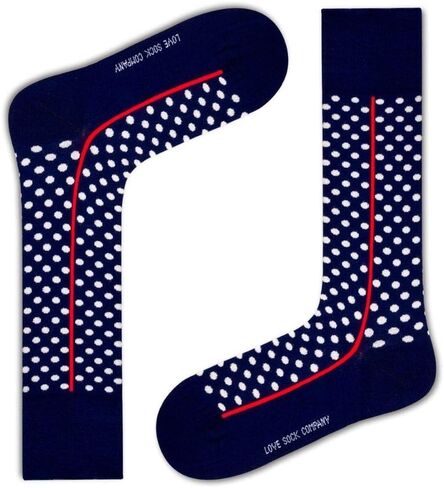 عبوة من 5 جوارب رسمية للرجال - قطن عضوي - صنع في أوروبا - شركة Love Sock in Kuwait