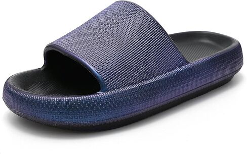 Cloud Slippers for Men and Women Pillow House Slides Non-Slip Sole Open Toe Quick Drying Bathroom Slippers with Thicken Sole Indoor and Outdoor in Saudi Arabia