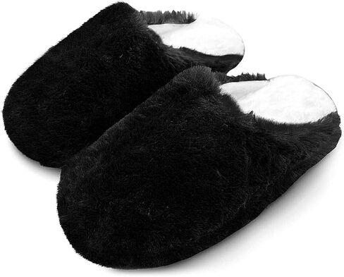 STMAHER Women Men Cozy Fluffy Memory Foam Slippers Plush Fleece Lined House Slippers for Indoor Outdoor in Saudi Arabia