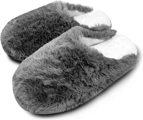 STMAHER Women Men Cozy Fluffy Memory Foam Slippers Plush Fleece Lined House Slippers for Indoor Outdoor in Saudi Arabia