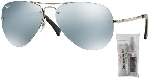 Ray-Ban RB3449 Sunglasses For Men For Women + BUNDLE with Designer iWear Complimentary Eyewear Care Kit in Saudi Arabia