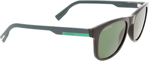 Lacoste L969S Rectangular Sunglasses, Black, One Size in Kuwait