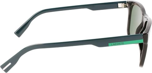 Lacoste L969S Rectangular Sunglasses, Black, One Size in Kuwait