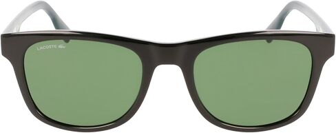 Lacoste L969S Rectangular Sunglasses, Black, One Size in Kuwait