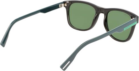 Lacoste L969S Rectangular Sunglasses, Black, One Size in Kuwait