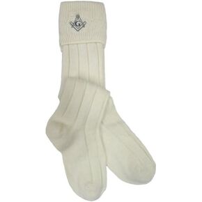 W. Brewin Mens Kilt Hose Socks With Masonic Symbol in Kuwait