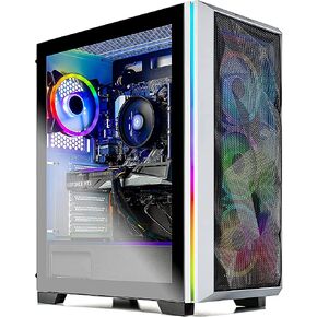 الكمبيوتر المكتبي للألعاب Skytech Chronos - AMD Ryzen 5 3600 3.6 جيجا هرتز، RTX 3060، 1 تيرابايت NVME SSD، 16G DDR4 3200، 650W Gold PSU، AC Wi-Fi، Windows 10 Home 64 بت in Kuwait