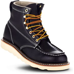 EverBoots Mens Work Boots for Men, Leather EverFit Lightweight Comfort Boot, Anti Slip & Shock Absorption, Soft Oil Grain, Goodyear Welt, Industrial Construction, Roofing, Electrician in Saudi Arabia