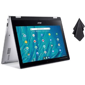 لاب توب قابل للتحويل طراز 2021 أحدث Acer Chromebook Spin 311 ، معالج ميدياتيك 8 كور ، 11.6 بوصة HD ، 4GB LPDDR4 ، 32GB eMMC ، Gigabit WiFi 5 ، Bluetooth 5.0 ، Google Chrome، Silver + Oydisen Cloth in Kuwait