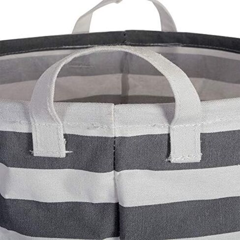 DII Laundry Storage Collection, PE Coated Collapsible Bin with Handles, Gray Lattice, Small Set, 9x12x8" in Kuwait