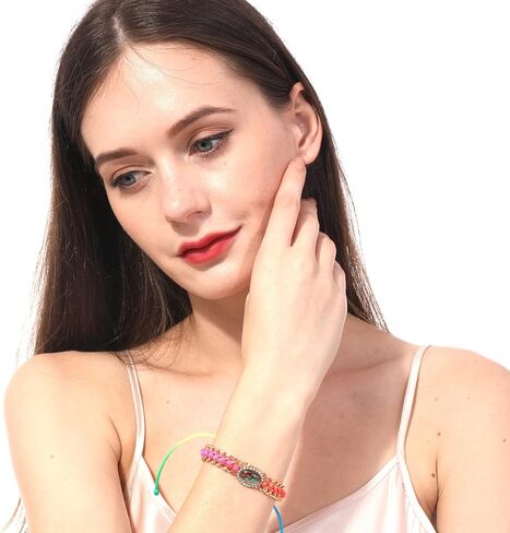 12Pcs Virgin Mary Bracelet，San judas tadeo Bracelet Handmade Virgen de guadalupe Medal Adjustable String Bracelets Religious Prayer Jewelry Gift For Women Men Girls in Saudi Arabia
