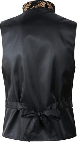 DarcChic Mens Tapestry Double-breasted Vest Waistcoat Gothic Aristocrat Steampunk Victorian in Saudi Arabia