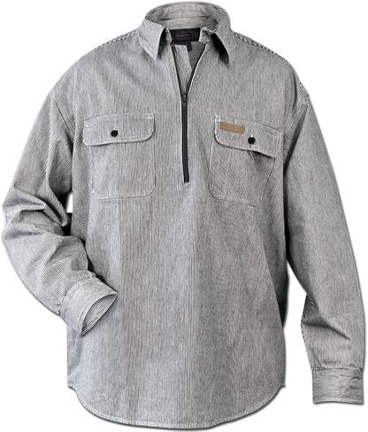 Hickory Shirt Co. Long Sleeve 1/2 Zip Shirt - Tall Length Medium in Saudi Arabia