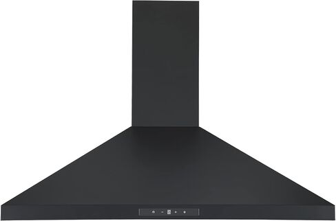 أنكونا AN-1586 شفاط المطبخ الهرمي القابل للتحويل مقاس 36 بوصة 440 CFM باللون الأسود غير اللامع in Kuwait