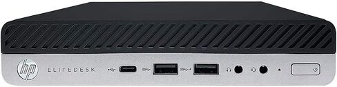 HP EliteDesk 800 G5 Mini - 9th Gen Intel Core i5-9500T 6-Core up to 3.70 GHz, 16GB DDR4 Memory, 256GB NVMe SSD, WiFi-6, Bluetooth 5.0, Intel UHD Graphics 630, Windows 10 Pro (Renewed) in Saudi Arabia