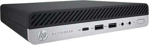 HP EliteDesk 800 G5 Mini - 9th Gen Intel Core i5-9500T 6-Core up to 3.70 GHz, 16GB DDR4 Memory, 256GB NVMe SSD, WiFi-6, Bluetooth 5.0, Intel UHD Graphics 630, Windows 10 Pro (Renewed) in Saudi Arabia