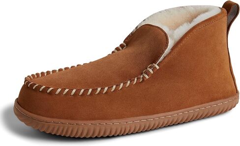 Dearfoams Men's Rockhampton Indoor/Outdoor Shearling Boot Slipper in Saudi Arabia