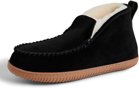 Dearfoams Men's Rockhampton Indoor/Outdoor Shearling Boot Slipper in Saudi Arabia