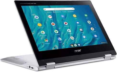 لاب توب قابل للتحويل طراز 2021 أحدث Acer Chromebook Spin 311 ، معالج ميدياتيك 8 كور ، 11.6 بوصة HD ، 4GB LPDDR4 ، 32GB eMMC ، Gigabit WiFi 5 ، Bluetooth 5.0 ، Google Chrome، Silver + Oydisen Cloth in Kuwait