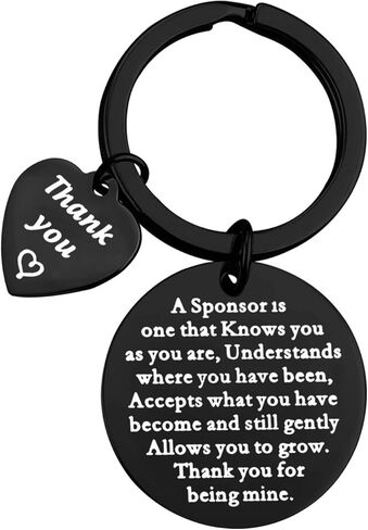 MAOFAED Sponsor Gift Sponsor Keychain Sponsor Appreciation Gift AA Sponsor Gift NA Addiction Recovery Gift in Kuwait