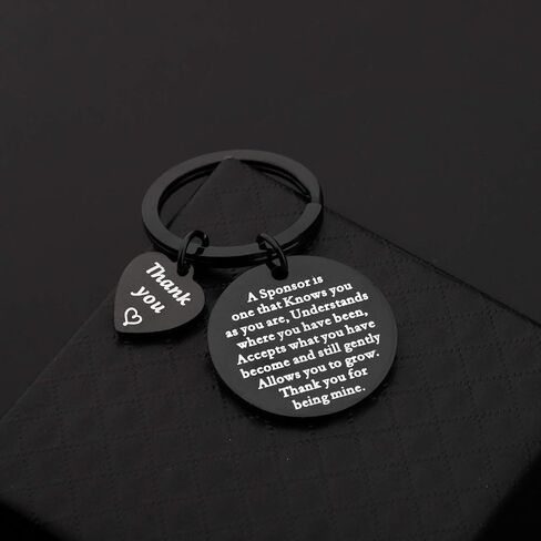 MAOFAED Sponsor Gift Sponsor Keychain Sponsor Appreciation Gift AA Sponsor Gift NA Addiction Recovery Gift in Kuwait