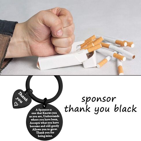 MAOFAED Sponsor Gift Sponsor Keychain Sponsor Appreciation Gift AA Sponsor Gift NA Addiction Recovery Gift in Kuwait