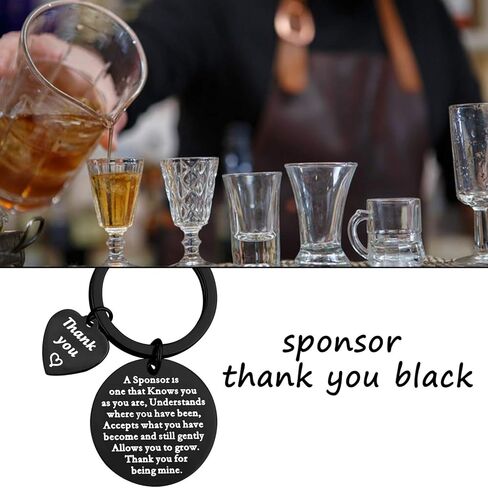 MAOFAED Sponsor Gift Sponsor Keychain Sponsor Appreciation Gift AA Sponsor Gift NA Addiction Recovery Gift in Kuwait
