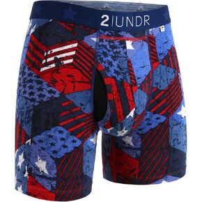 2UNDR Men's 6" Swing Shift Boxer Briefs