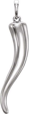31.5x5.9mm Cornicello Italian Horn Charm Pendant (31mm x 5.9mm) in Saudi Arabia
