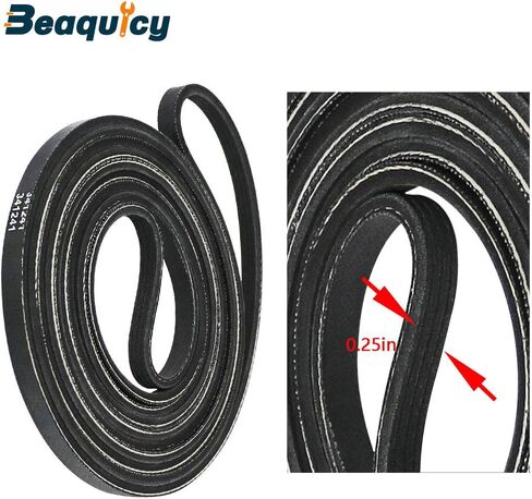 341241 Dryer Drum Drive Belt by Beaquicy - Replacement for Ken-more Whirlpool Dryer in Saudi Arabia