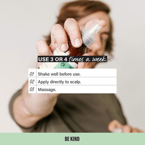 Beard Growth Oil | Energizing Hair and Beard Spray | Ginger Root Extract | BE KIND in Saudi Arabia