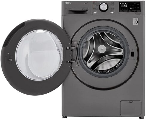 LG WM3555HVA 24 Inch Smart Front Load Washer/Dryer Combo with 2.4 cu.ft. Capacity, 14 Wash Programs, 13 Wash Options, 8 Dry Cycles, TurboWash™, Allergiene™ Cycle, Sanitize Cycle, Steam Refresh, in Saudi Arabia