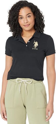 U.S. Polo Assn. USPA Metallic Print Polo in Saudi Arabia