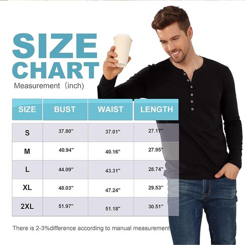 تي شيرت رجالي من NITAGUT بأكمام قصيرة من Henley كاجوال صيفي بمقاس نحيف ومصمم أساسي من القطن للرجال in Kuwait