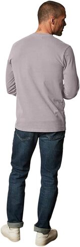Velvet by Graham & Spencer Velvet Men's Remi Long Sleeve Henley Shirt in Saudi Arabia