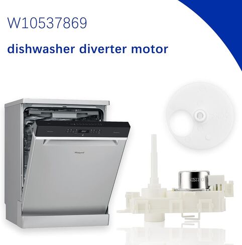 محرك صمام محول غسالة الأطباق W10537869 من APPLIANCEMATES - بديل لغسالة أطباق Kdte104ess3 W10195677 W10537869 W10476222 2684962 PS5136127 in Saudi Arabia