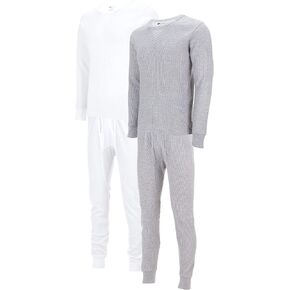 DARESAY Mens Thermal Long Sleeve Shirt & Pant - Base Layer for Tshirts & Jackets - Long Johns For Men Base Layer Set (2-Sets) in Saudi Arabia