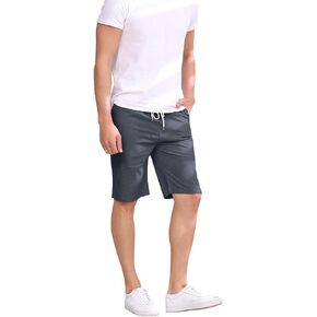 Hoerev Brand Men's Linen Casual Light Fit Shorts in Saudi Arabia