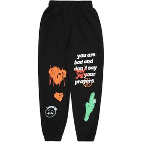 Arnodefrance Cactus High Street Graffiti Art Print رياضي ركض السراويل جيوب في الهواء الطلق عارضة تشغيل السراويل in Kuwait