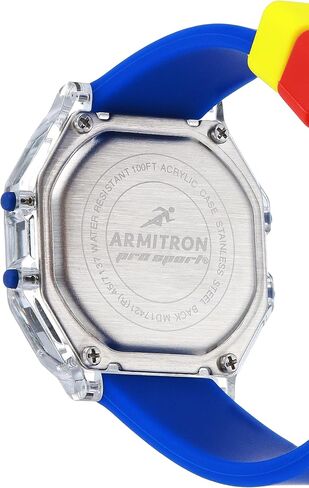 Unisex Digital Chronograph Silicone Strap Watch, 45/7137 in Saudi Arabia