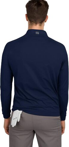 Men’s Dry Fit ¼ Zip Golf Pullover Jacket - Lightweight, Breathable & Stretch Fabric Sweater with Chest Pocket in Saudi Arabia