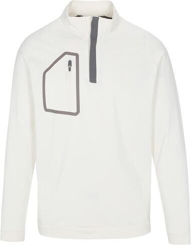Men’s Dry Fit ¼ Zip Golf Pullover Jacket - Lightweight, Breathable & Stretch Fabric Sweater with Chest Pocket in Saudi Arabia